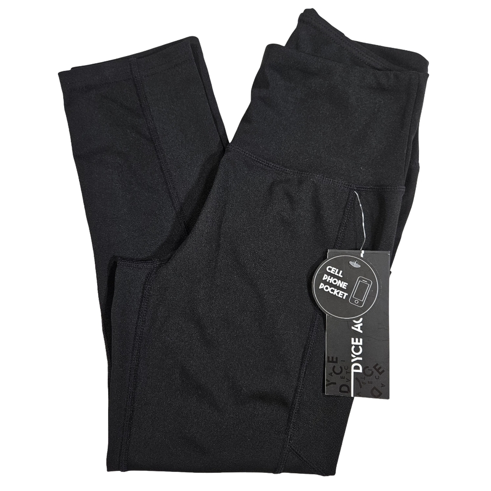 Dyce Active Cropped Yoga Pant, Black Small NWT